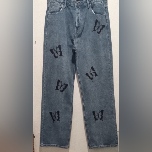 Fashion Nova Jeans Fashion Nova Butterfly Jeans Ut Poshmark